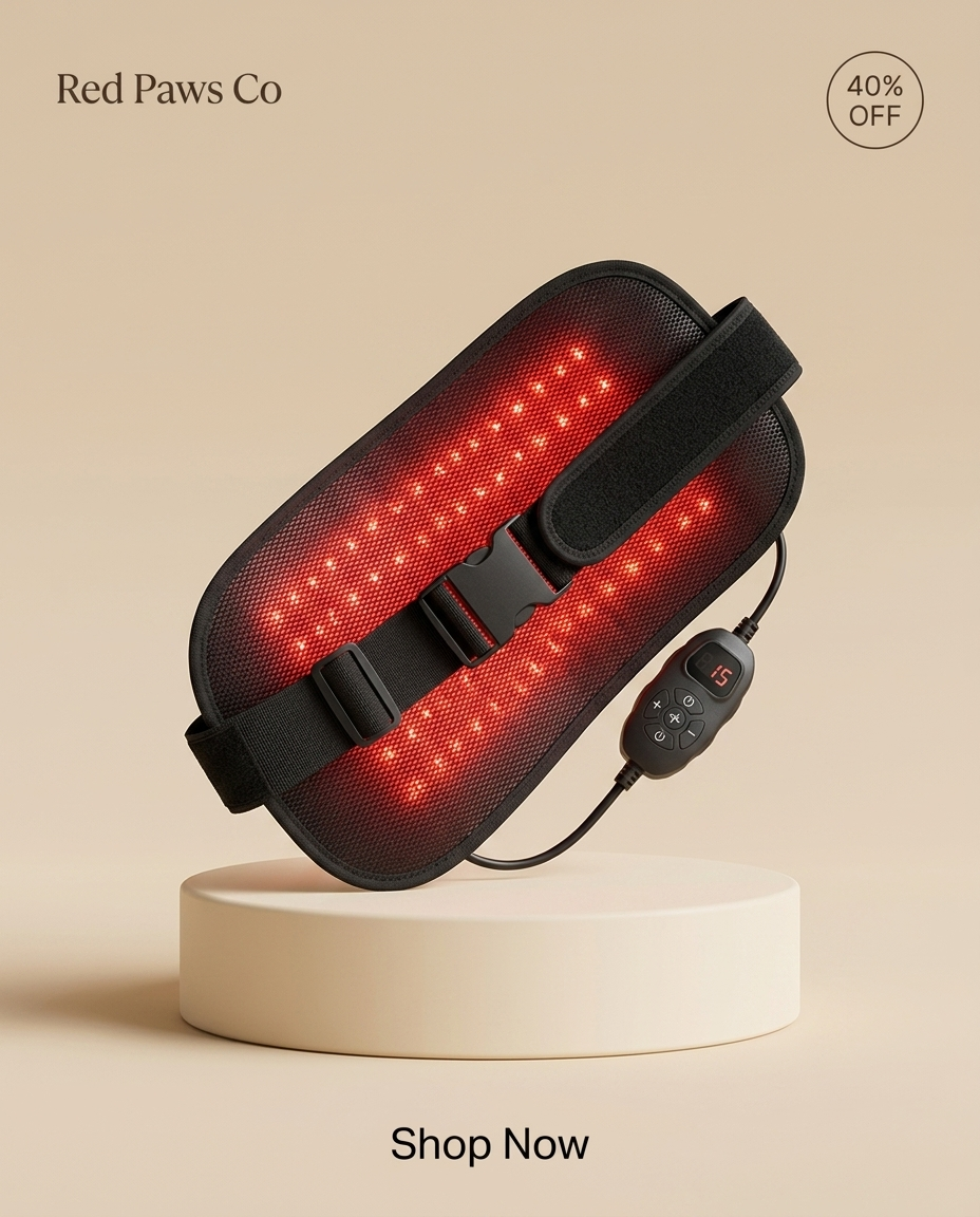 Red Paws Recovery Wrap — Red Light Therapy for Dogs
